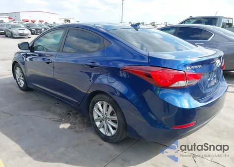 2016 Hyundai Elantra Se z USA, uszkodzony, nr VIN 5NPDH4AEXGH772174